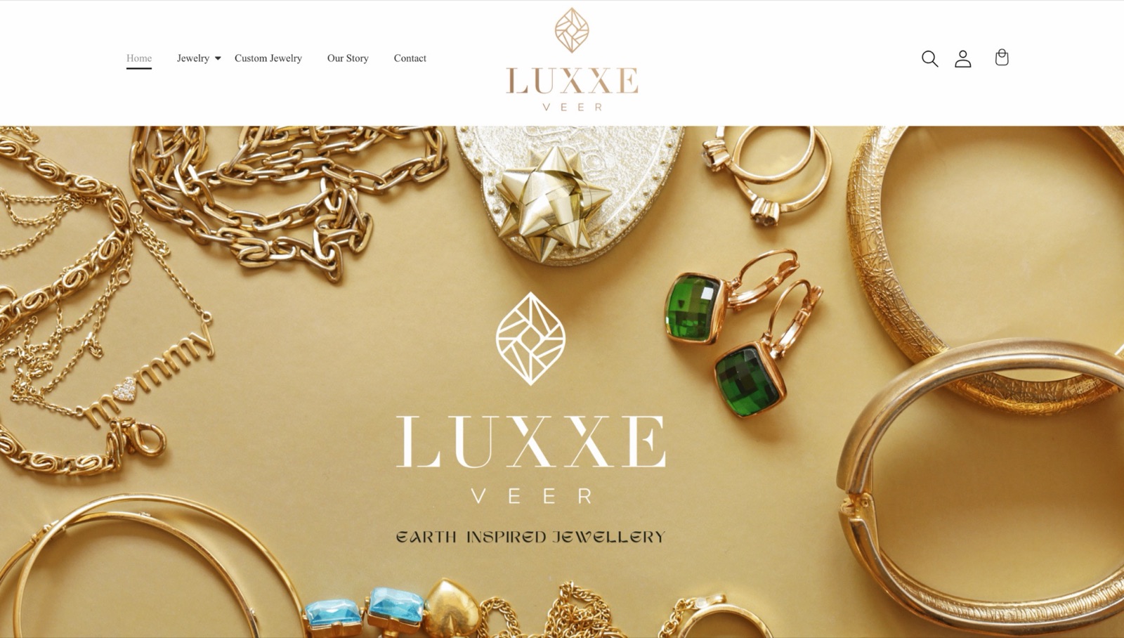 Luxxe Veer earth-inspired jewellery store
