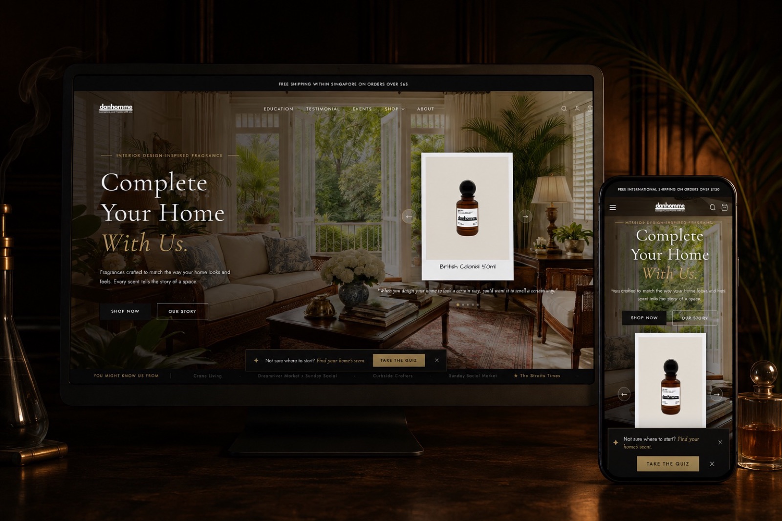Danhomme website