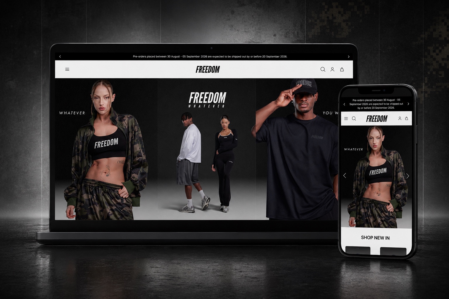 Freedom Whatever website