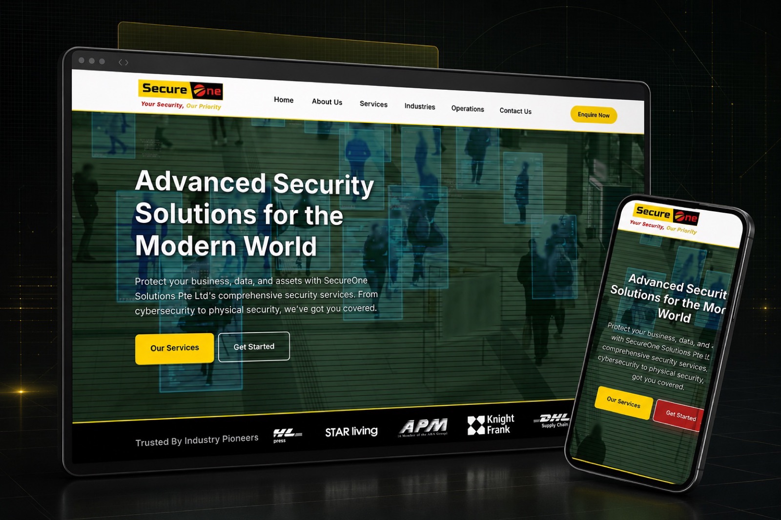 SecureOne website