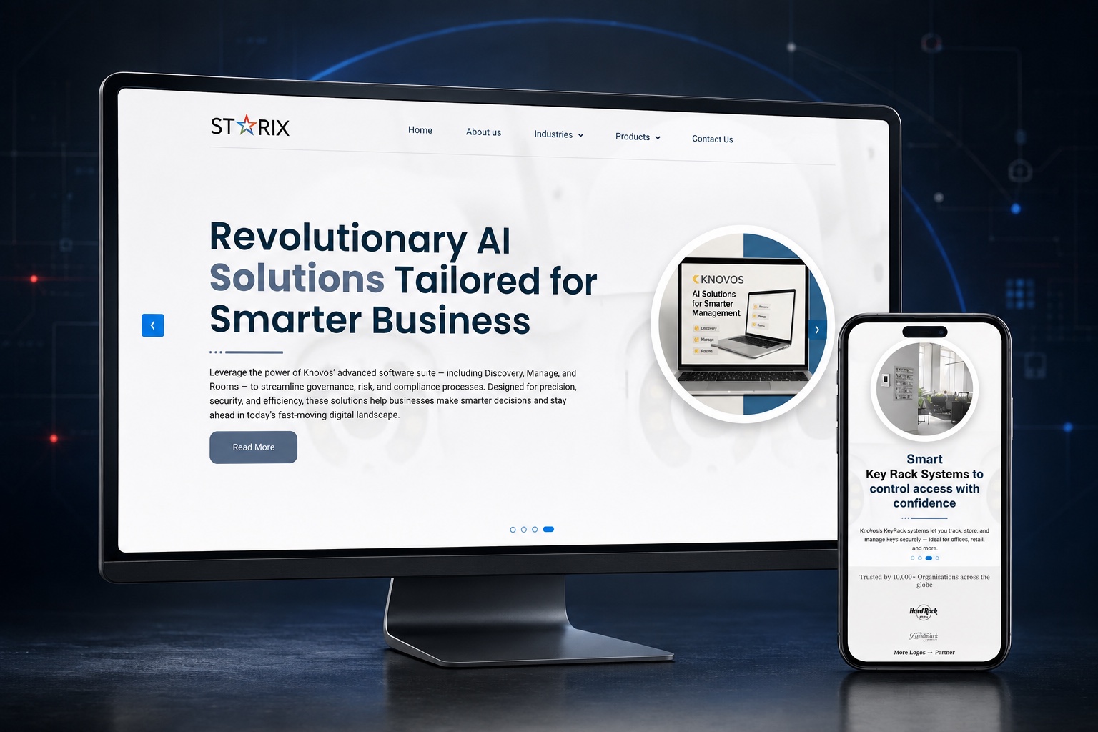 Starix Security website