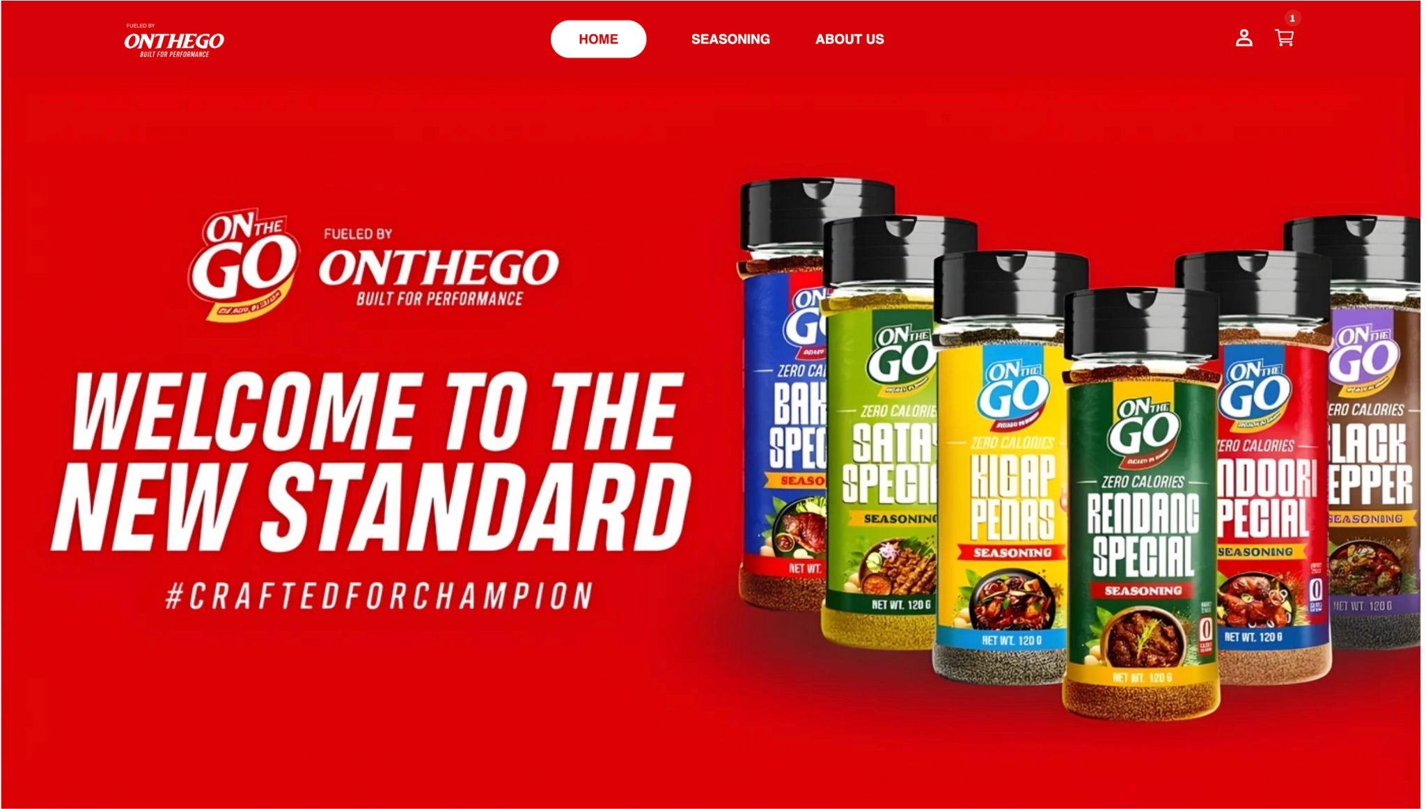OnTheGo zero-calorie seasoning store