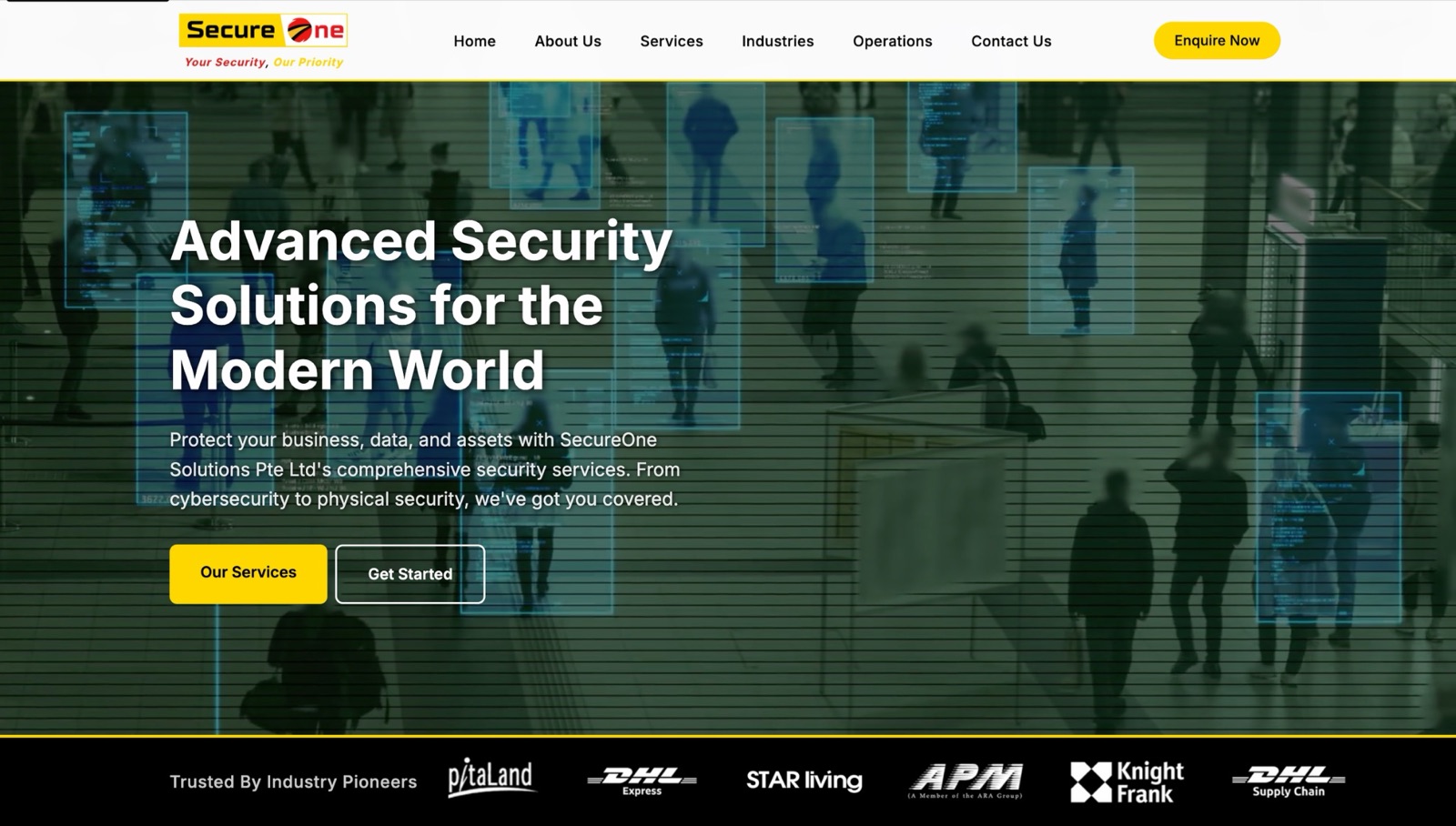 SecureOne Solutions security services site
