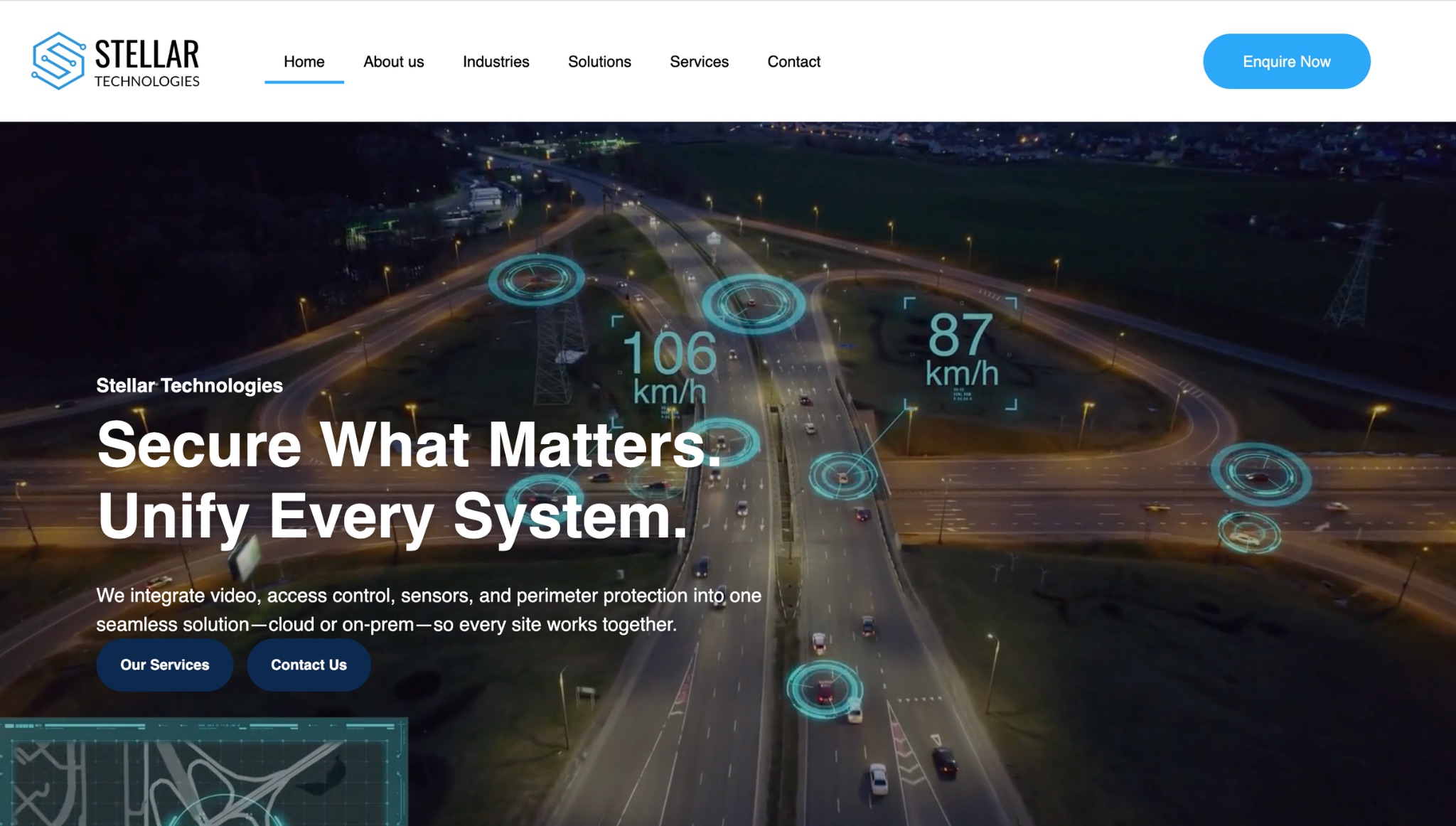 Stellar Technologies, security and systems integration site